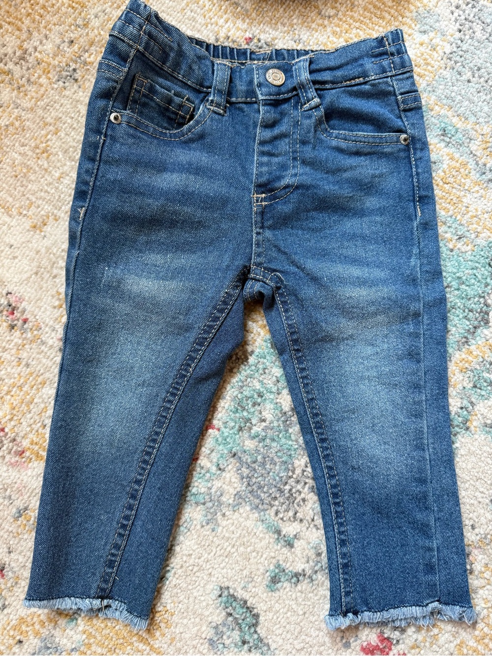 Jessica Simpson Girls Dark Blue Stretch Denim Jeans